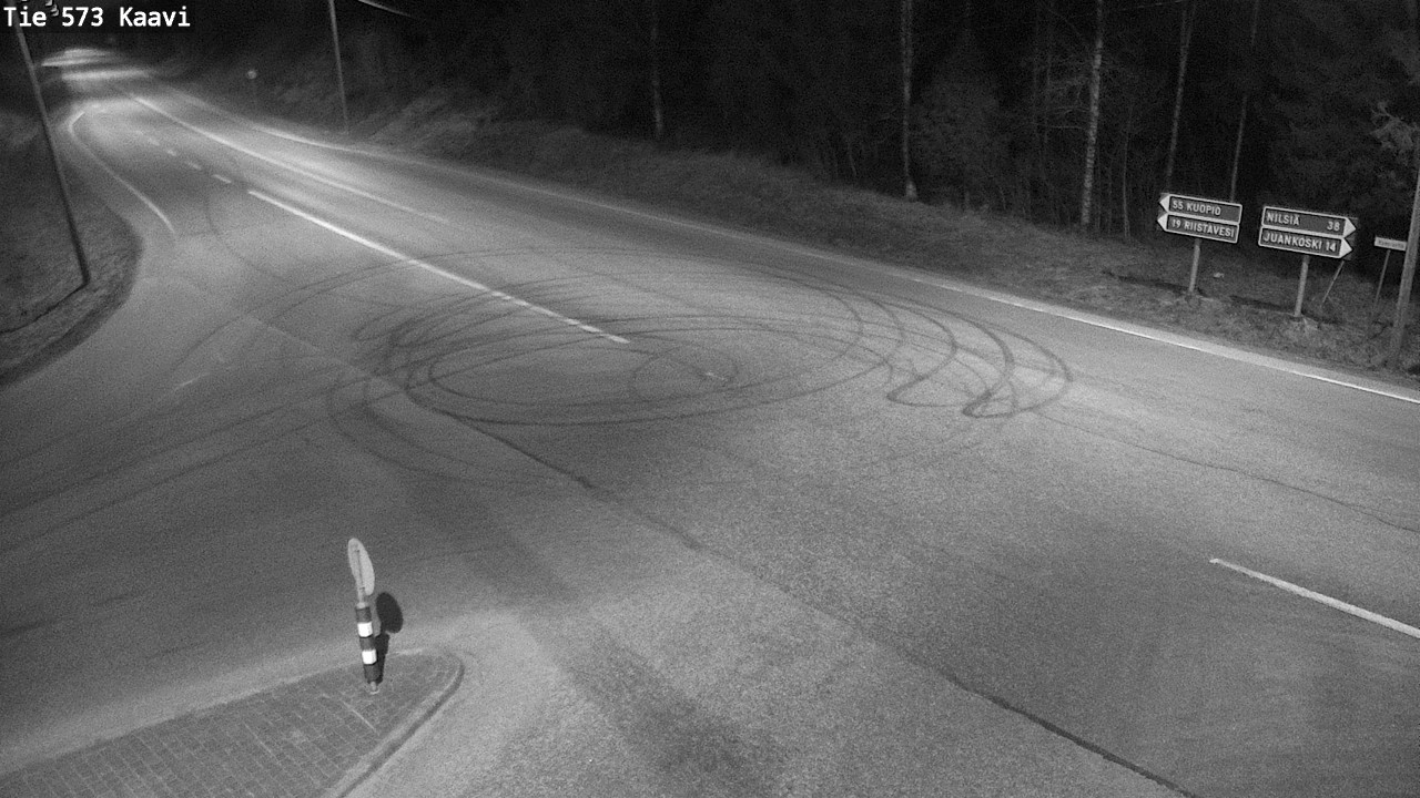 Weather Camera Image Road 573 Kaavi, Kaavi, Pohjois-Savo
