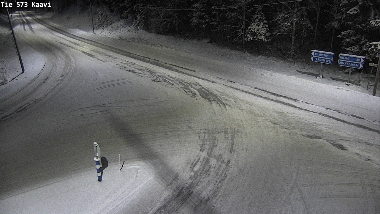 Weather Camera Image Road 573 Kaavi, Kaavi, Pohjois-Savo