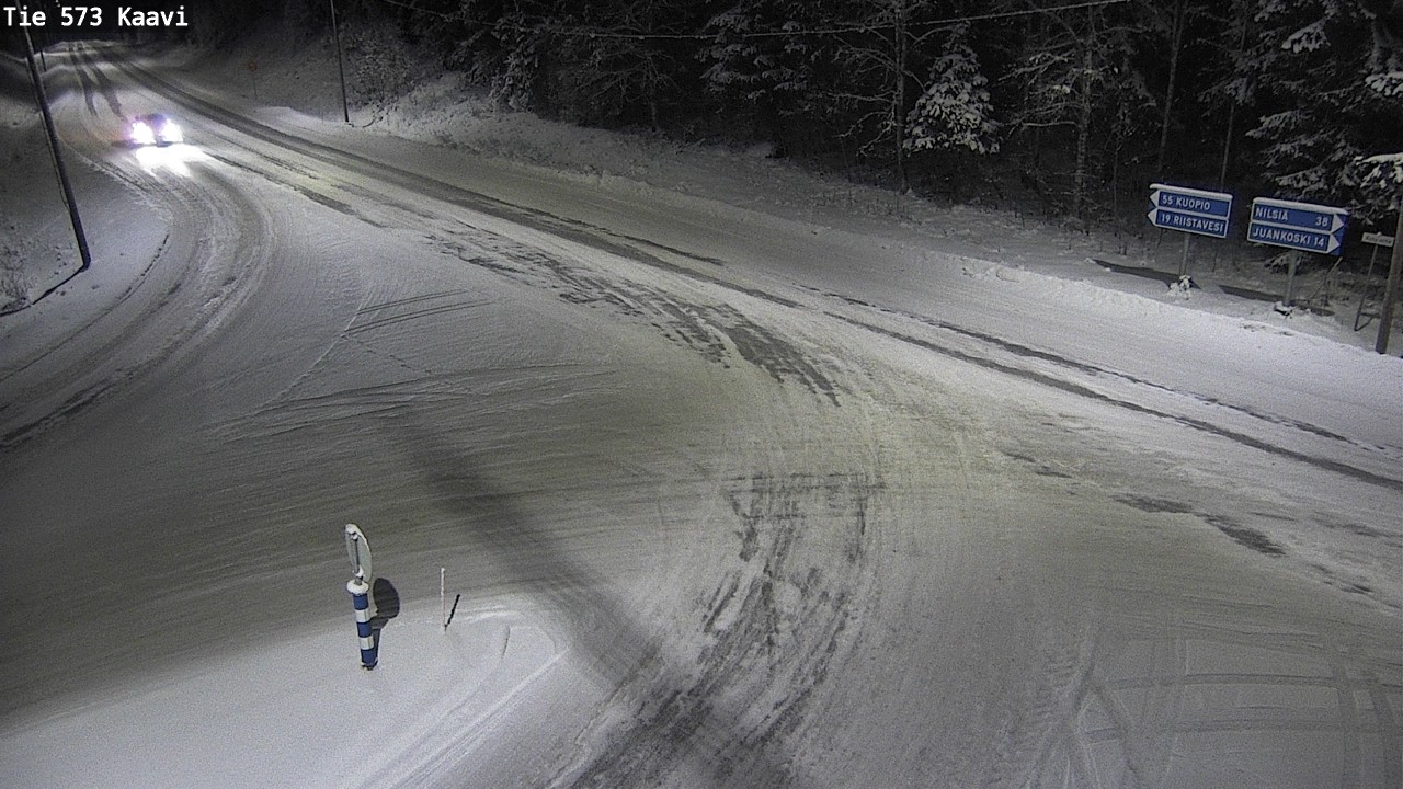 Weather Camera Image Road 573 Kaavi, Kaavi, Pohjois-Savo