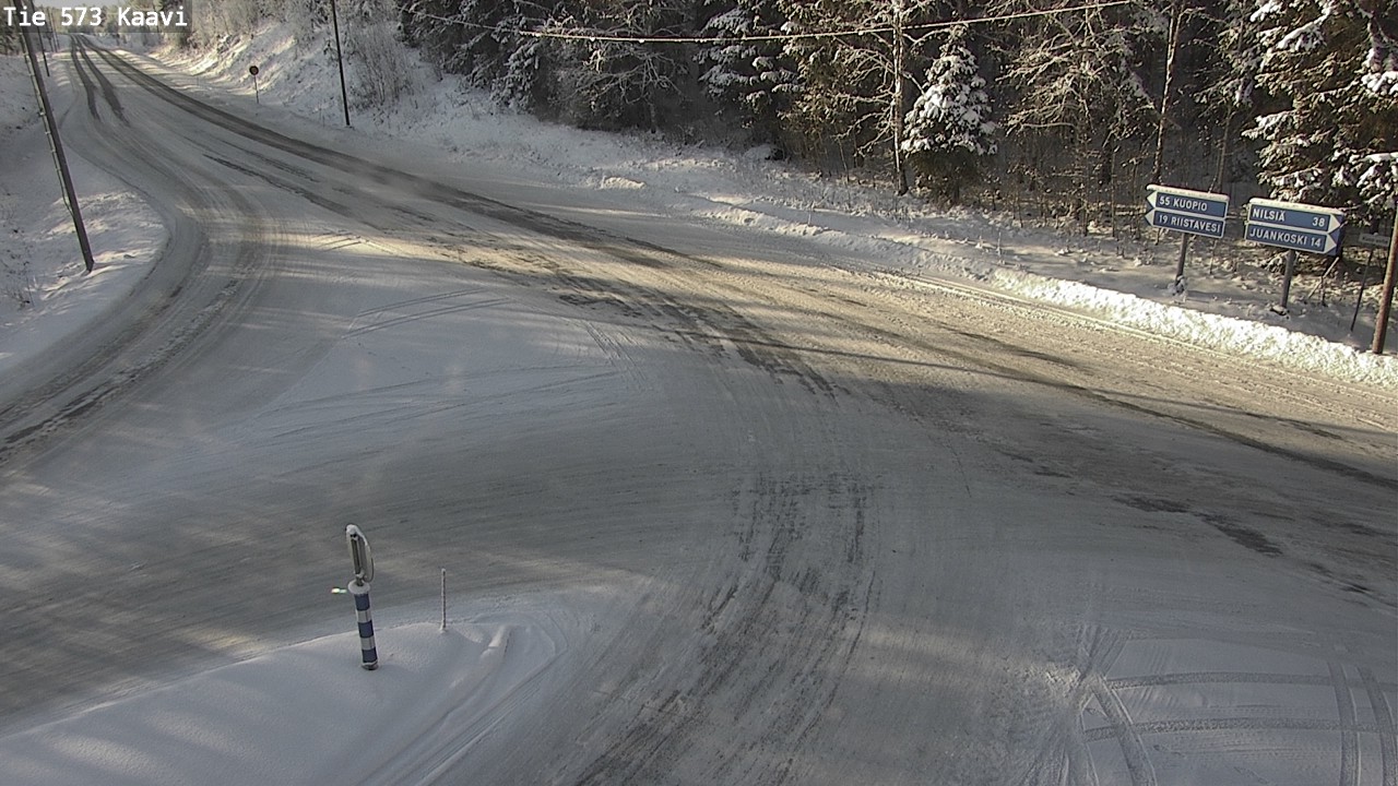 Weather Camera Image Road 573 Kaavi, Kaavi, Pohjois-Savo