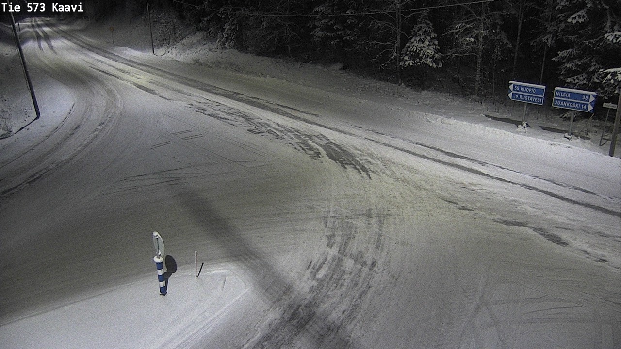 Weather Camera Image Road 573 Kaavi, Kaavi, Pohjois-Savo