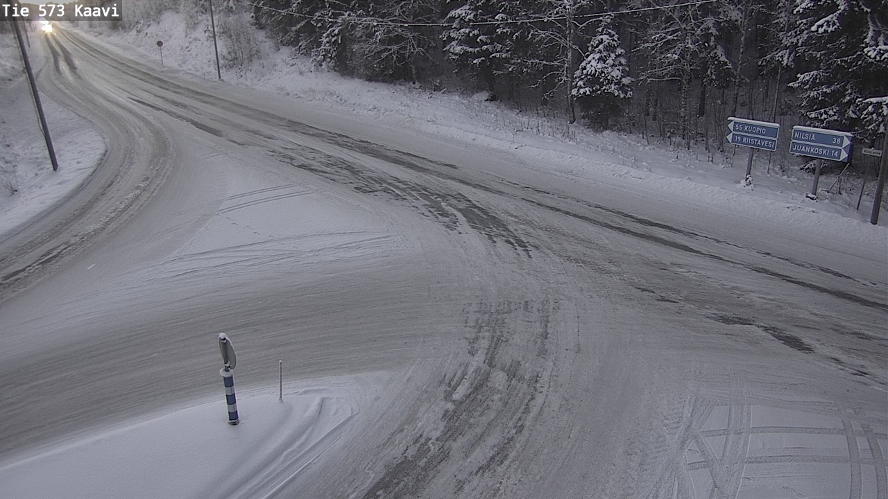 Weather Camera Image Road 573 Kaavi, Kaavi, Pohjois-Savo
