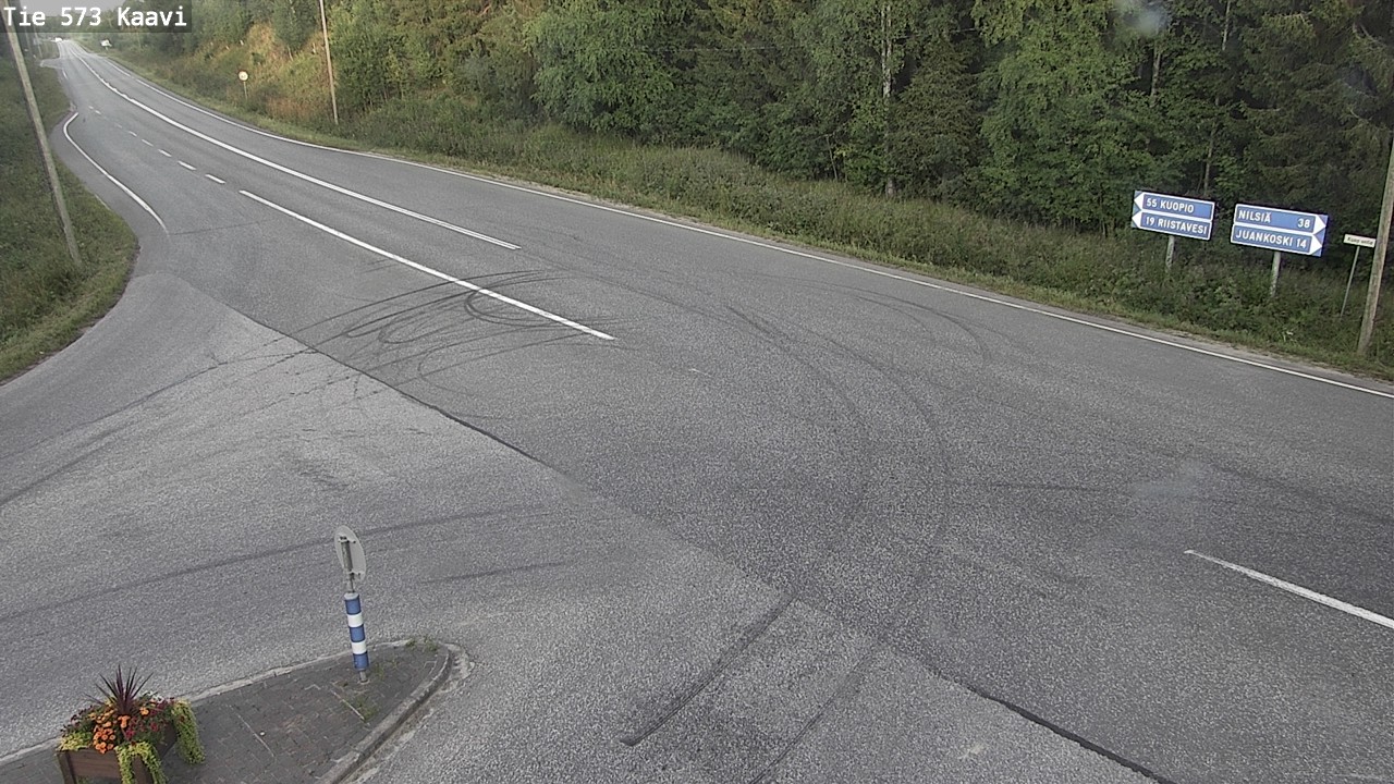 Weather Camera Image Road 573 Kaavi, Kaavi, Pohjois-Savo