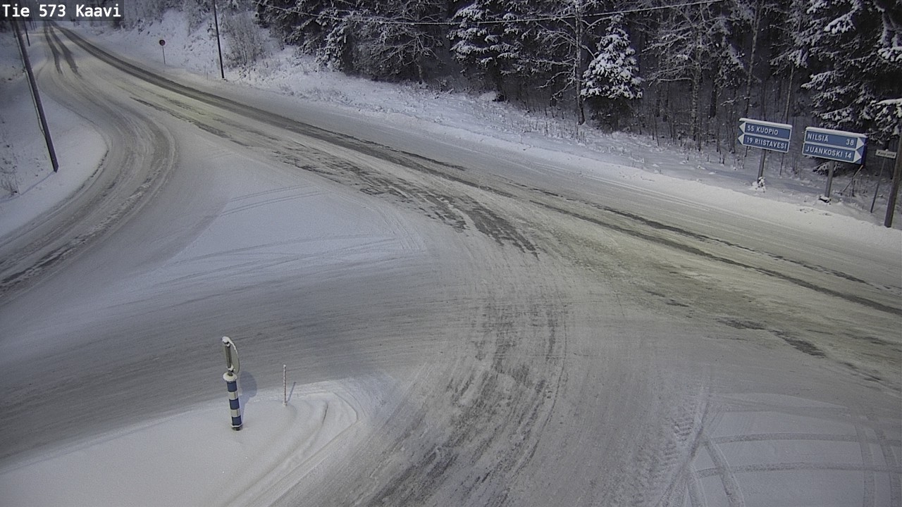 Weather Camera Image Road 573 Kaavi, Kaavi, Pohjois-Savo
