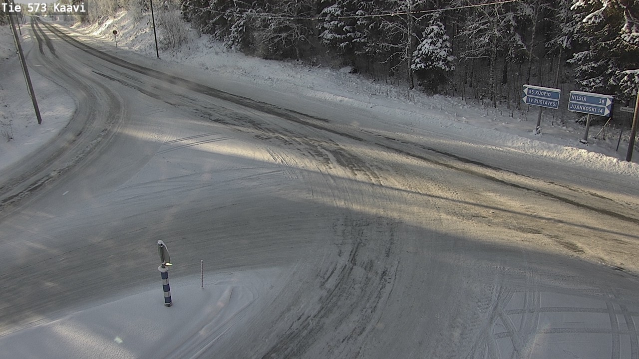 Weather Camera Image Road 573 Kaavi, Kaavi, Pohjois-Savo
