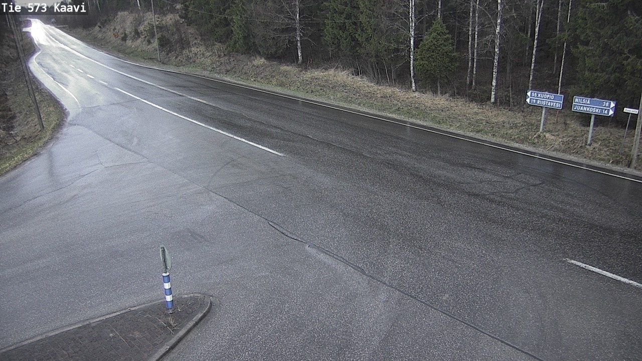 Weather Camera Image Road 573 Kaavi, Kaavi, Pohjois-Savo