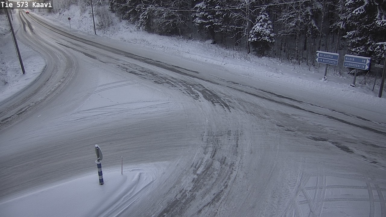 Weather Camera Image Road 573 Kaavi, Kaavi, Pohjois-Savo