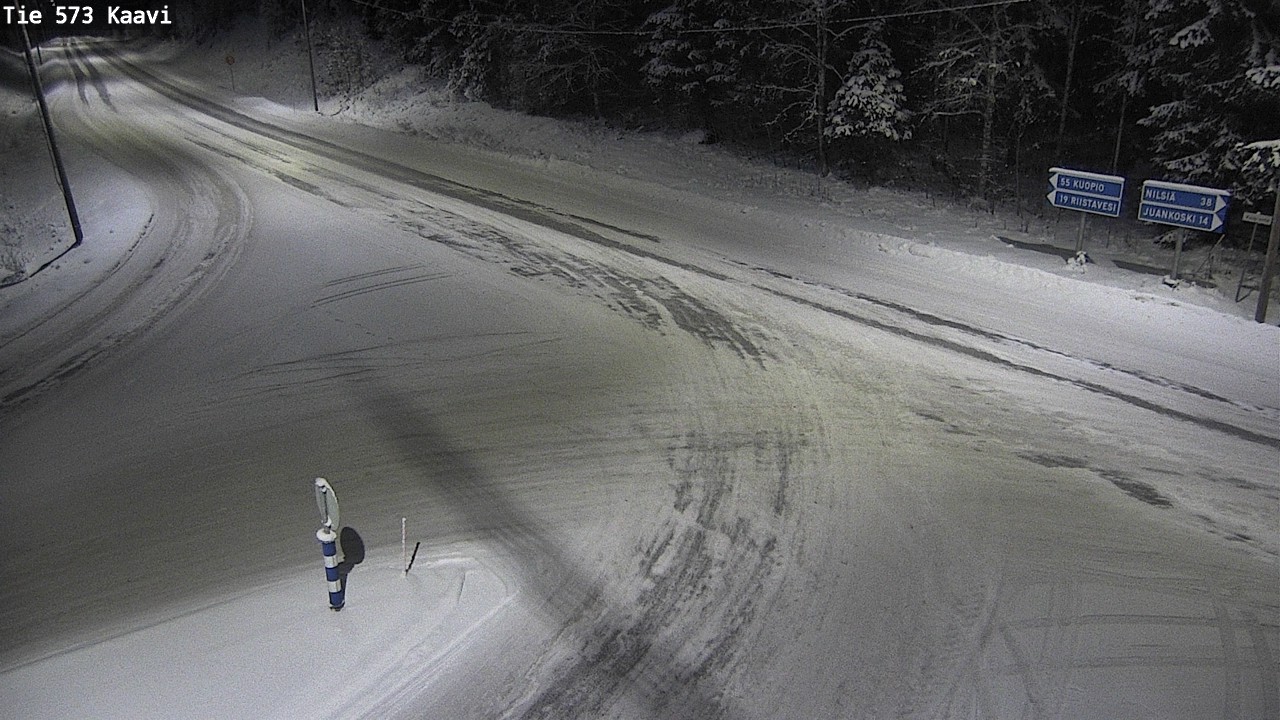 Weather Camera Image Road 573 Kaavi, Kaavi, Pohjois-Savo