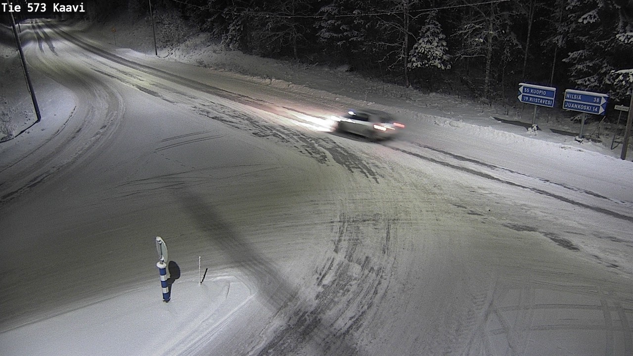 Weather Camera Image Road 573 Kaavi, Kaavi, Pohjois-Savo