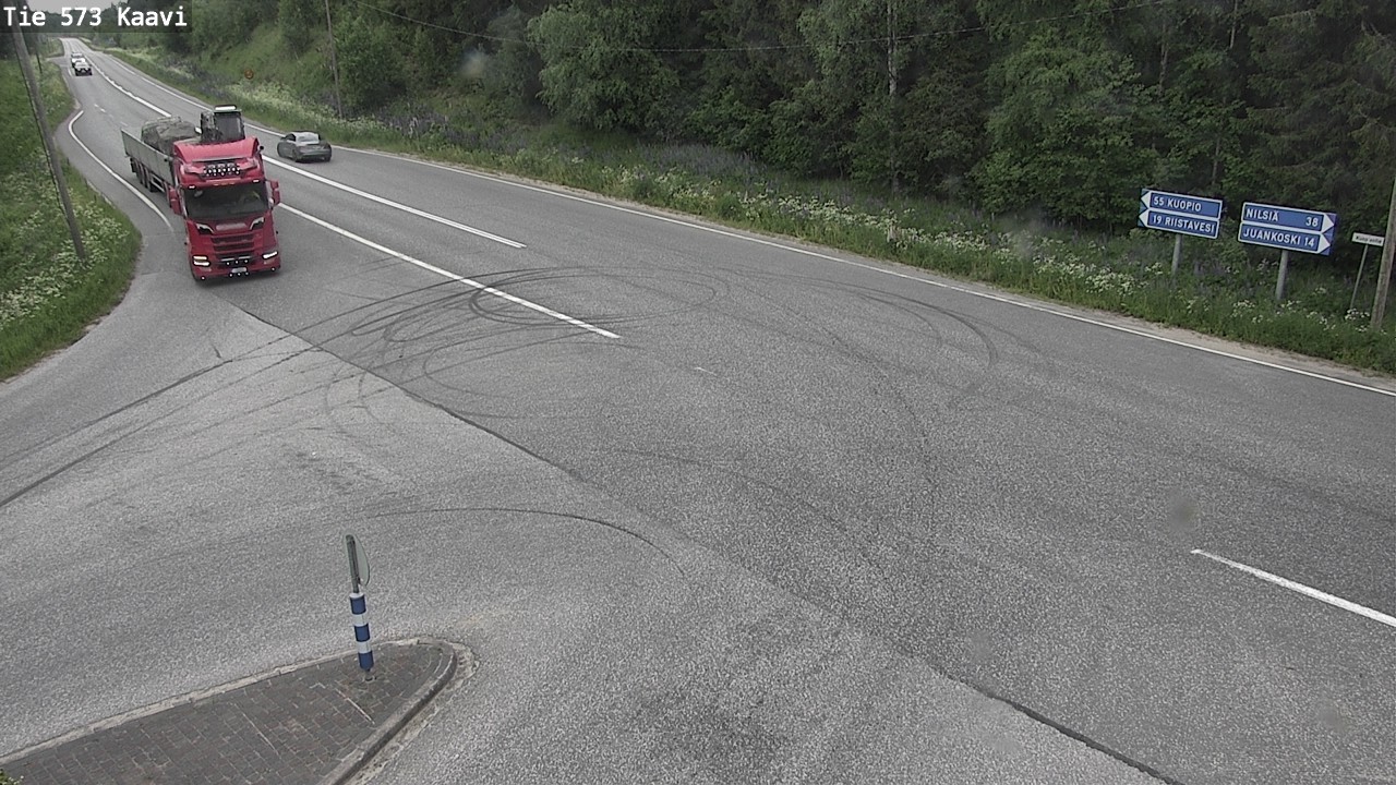 Weather Camera Image Road 573 Kaavi, Kaavi, Pohjois-Savo