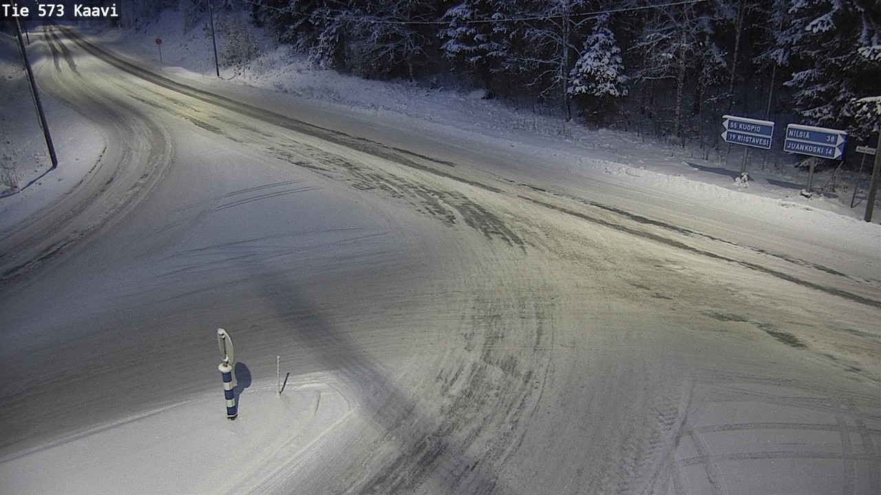 Weather Camera Image Road 573 Kaavi, Kaavi, Pohjois-Savo