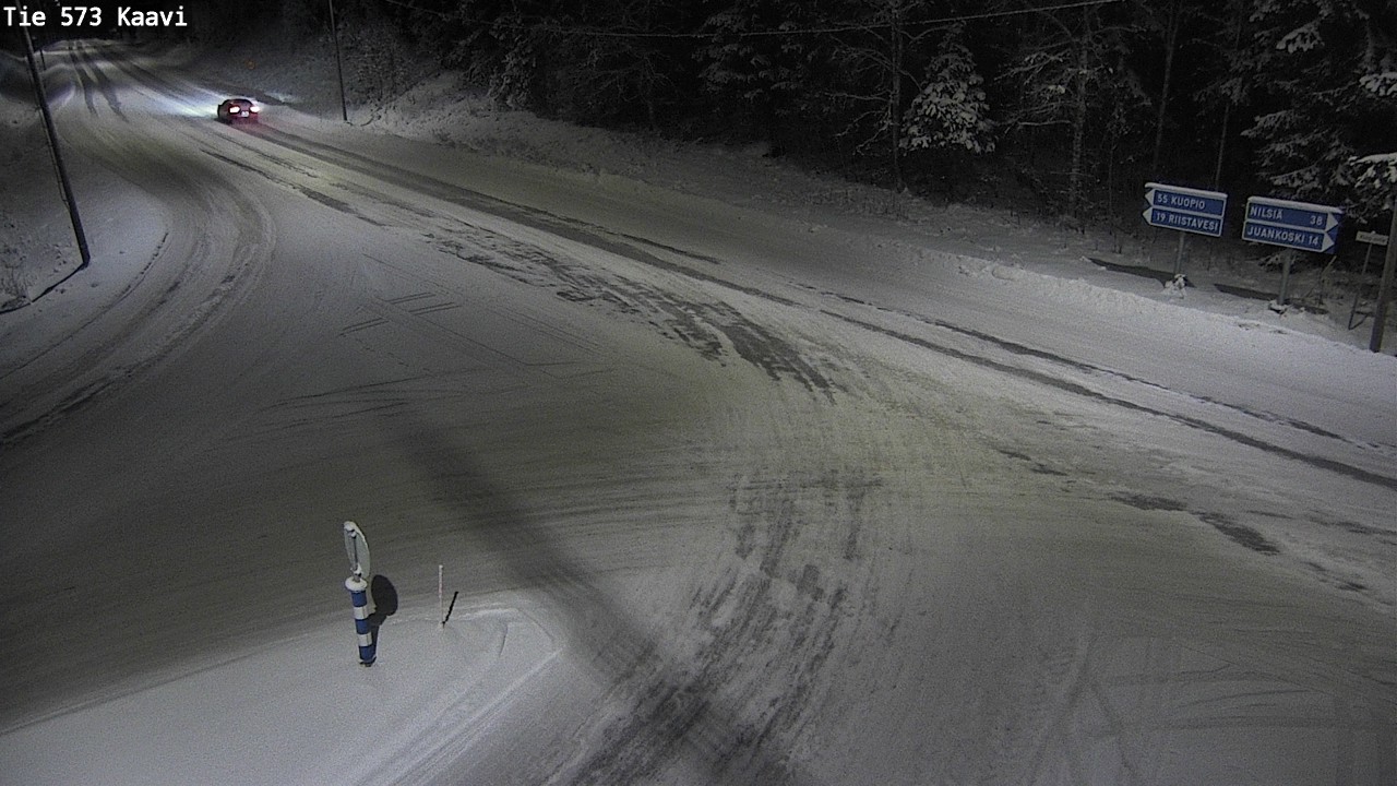 Weather Camera Image Väg 573 Kaavi, Kaavi, Pohjois-Savo