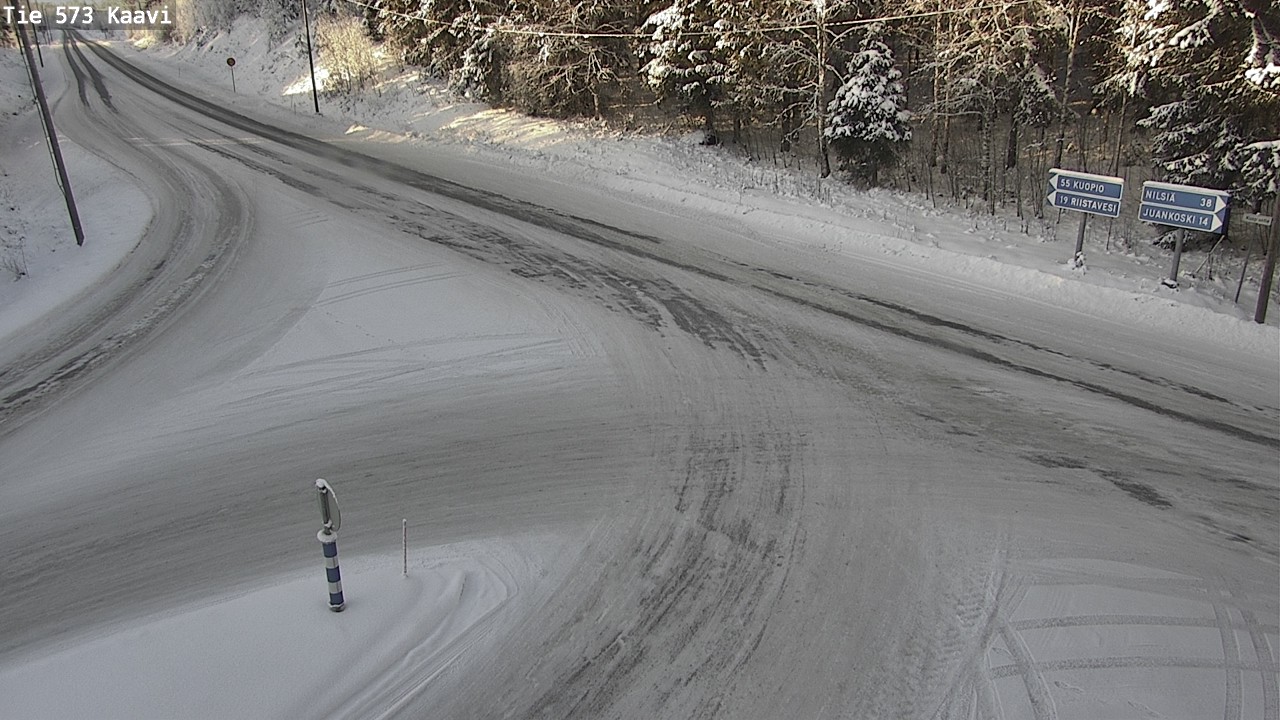 Weather Camera Image Road 573 Kaavi, Kaavi, Pohjois-Savo