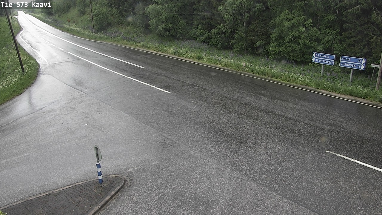Weather Camera Image Väg 573 Kaavi, Kaavi, Pohjois-Savo