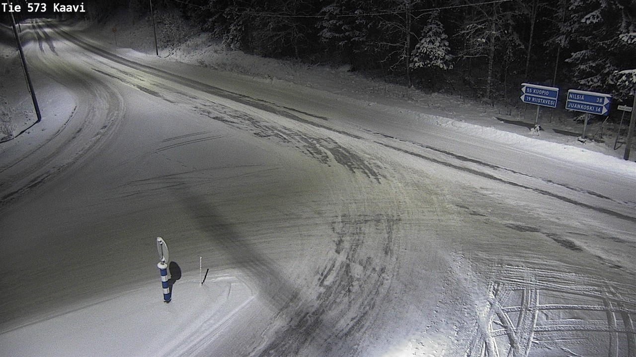 Weather Camera Image Road 573 Kaavi, Kaavi, Pohjois-Savo
