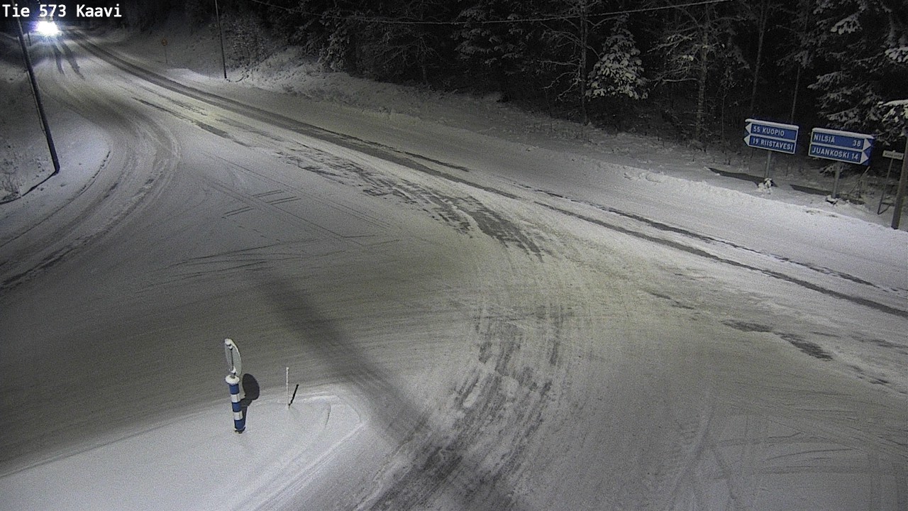 Weather Camera Image Road 573 Kaavi, Kaavi, Pohjois-Savo