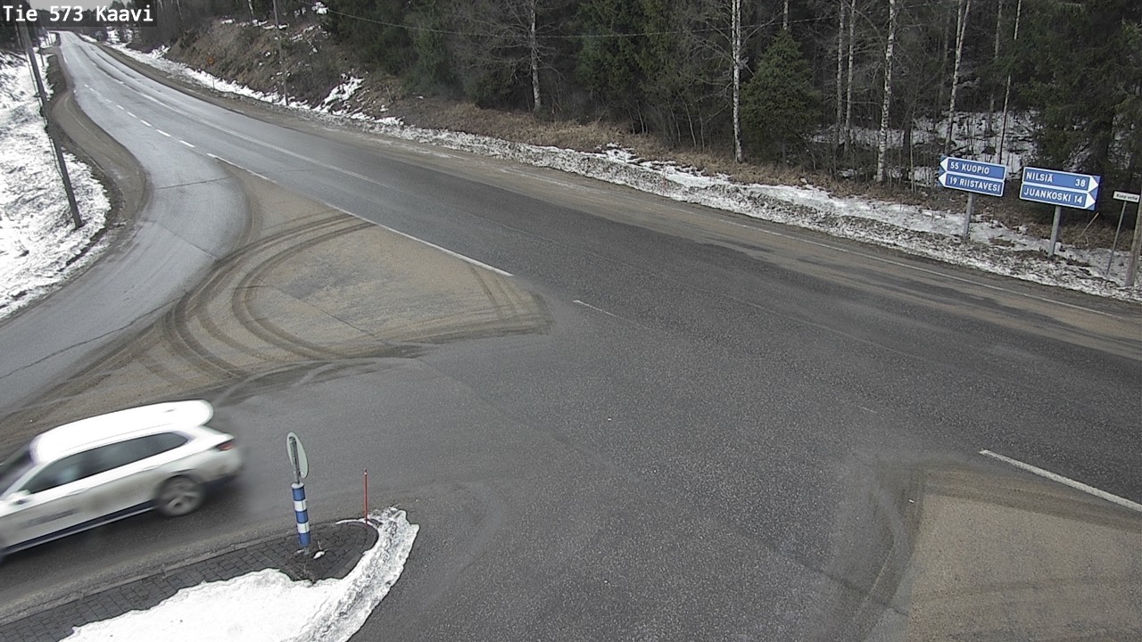 Weather Camera Image Väg 573 Kaavi, Kaavi, Pohjois-Savo
