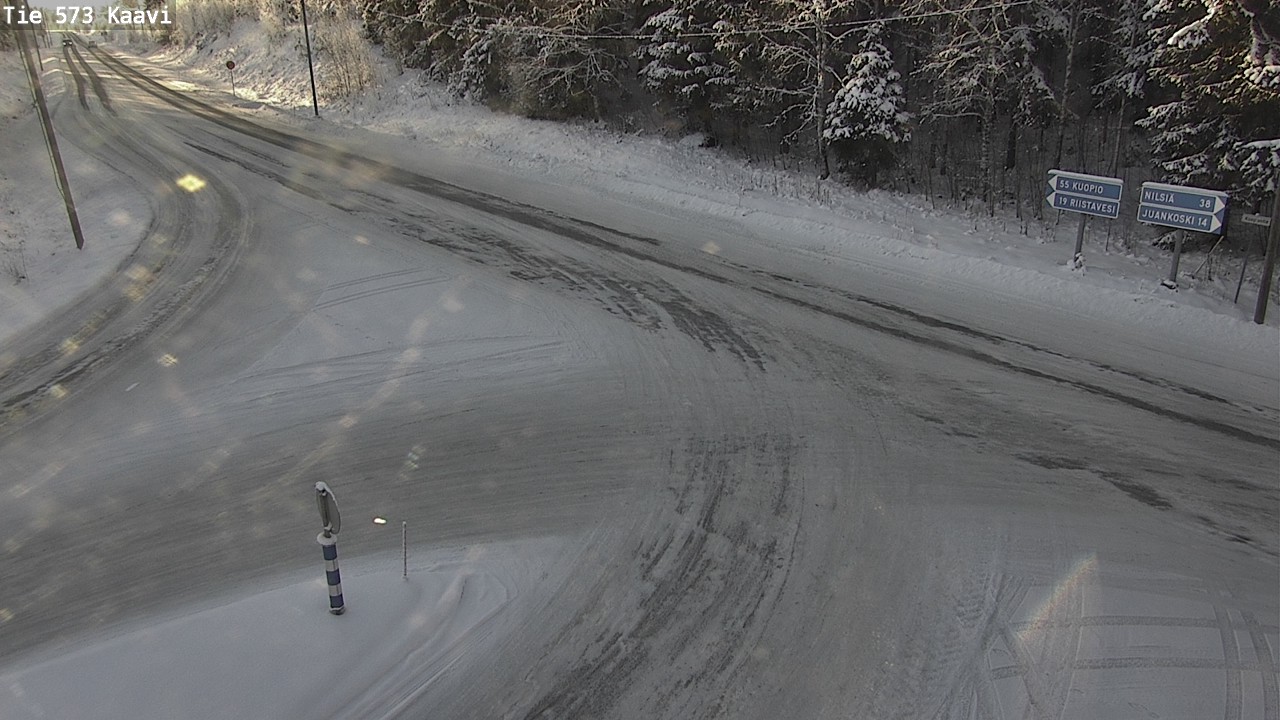 Weather Camera Image Road 573 Kaavi, Kaavi, Pohjois-Savo