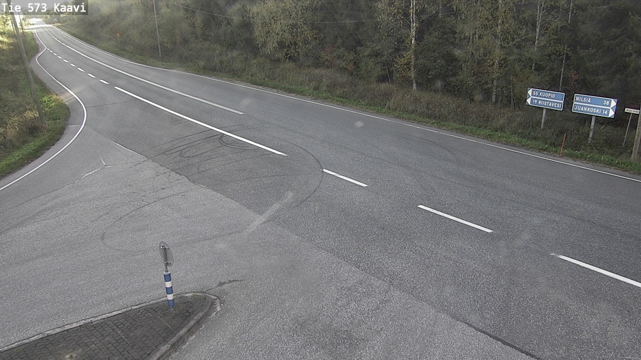 Weather Camera Image Väg 573 Kaavi, Kaavi, Pohjois-Savo