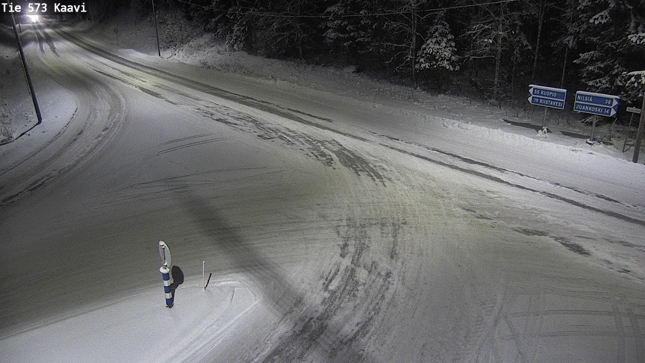 Weather Camera Image Road 573 Kaavi, Kaavi, Pohjois-Savo