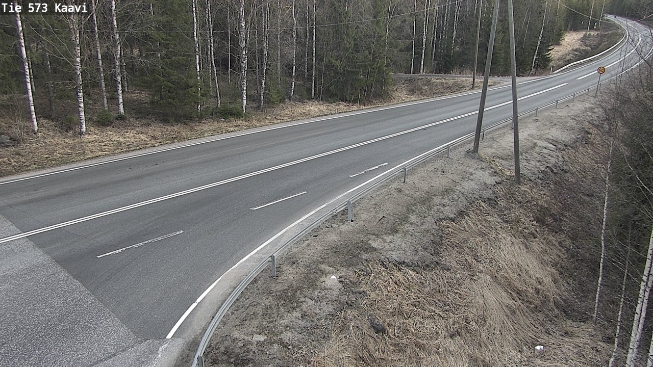Weather Camera Image Road 573 Kaavi, Kaavi, Pohjois-Savo