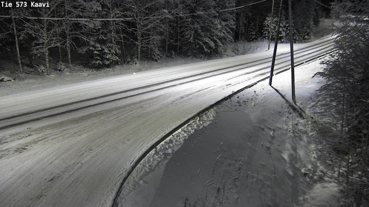 Weather Camera Image Väg 573 Kaavi, Kaavi, Pohjois-Savo
