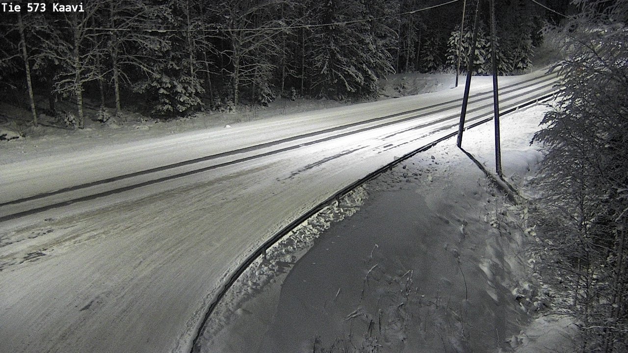 Weather Camera Image Väg 573 Kaavi, Kaavi, Pohjois-Savo