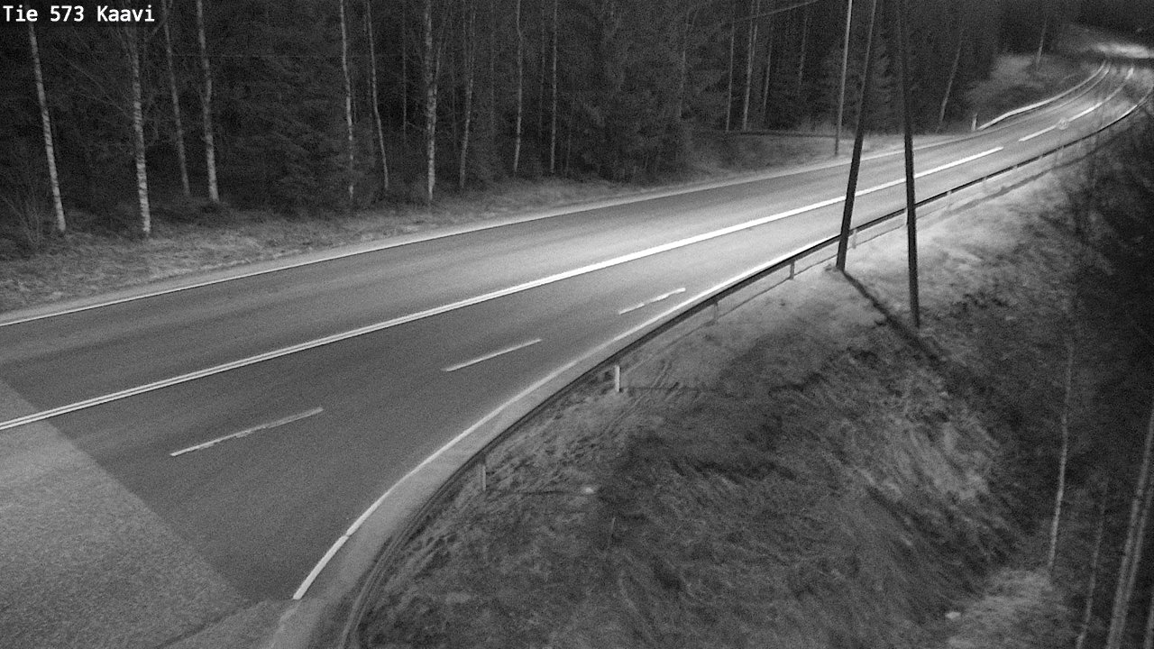 Weather Camera Image Väg 573 Kaavi, Kaavi, Pohjois-Savo