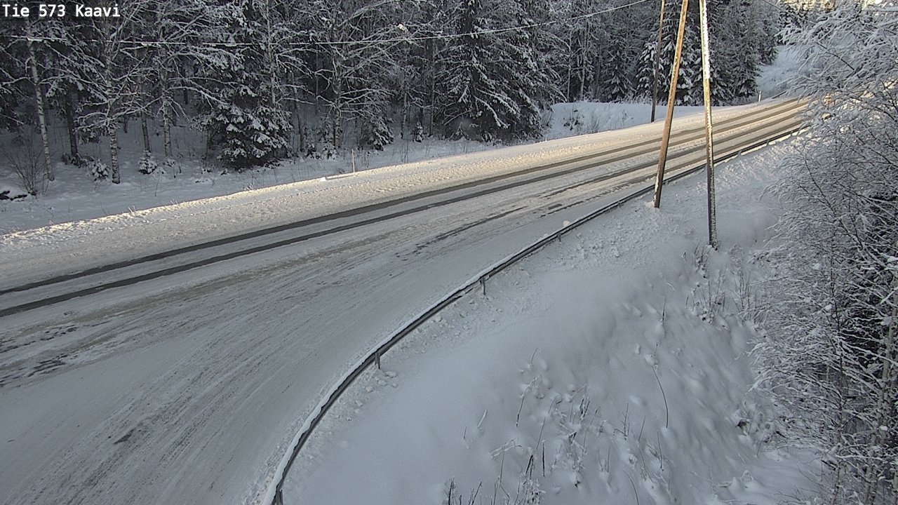Weather Camera Image Road 573 Kaavi, Kaavi, Pohjois-Savo
