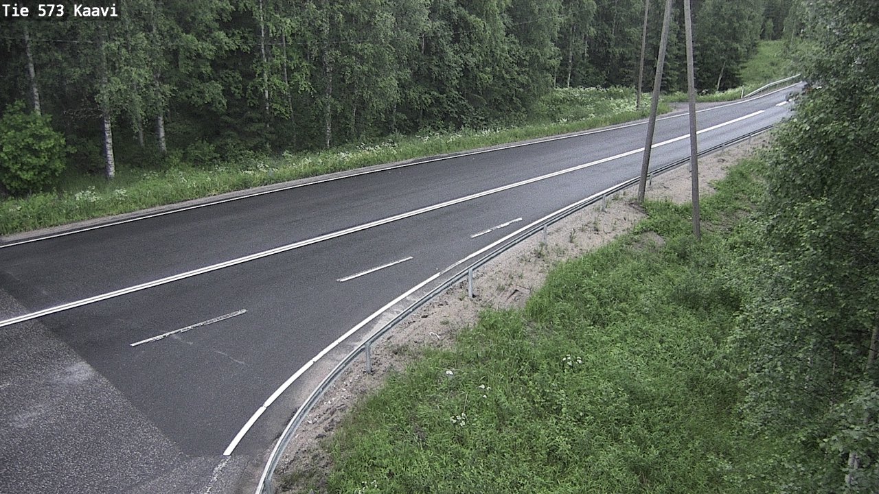 Weather Camera Image Road 573 Kaavi, Kaavi, Pohjois-Savo