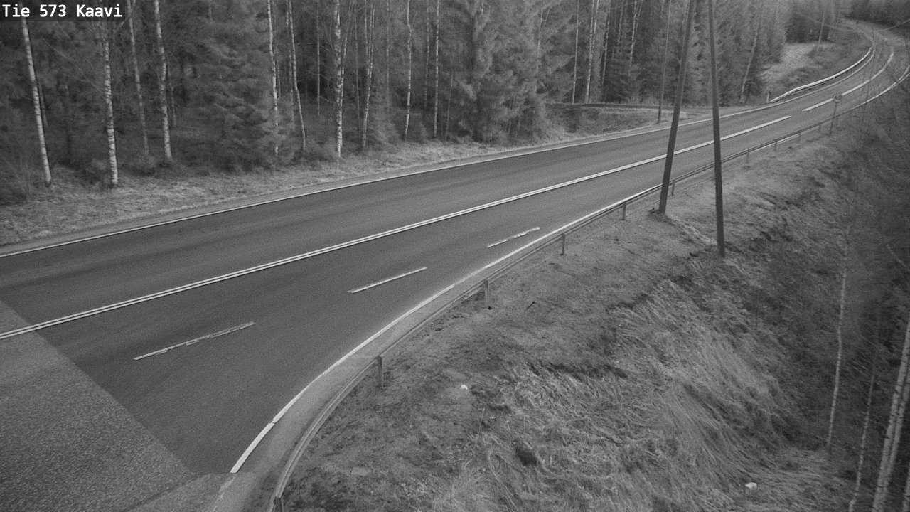 Weather Camera Image Väg 573 Kaavi, Kaavi, Pohjois-Savo