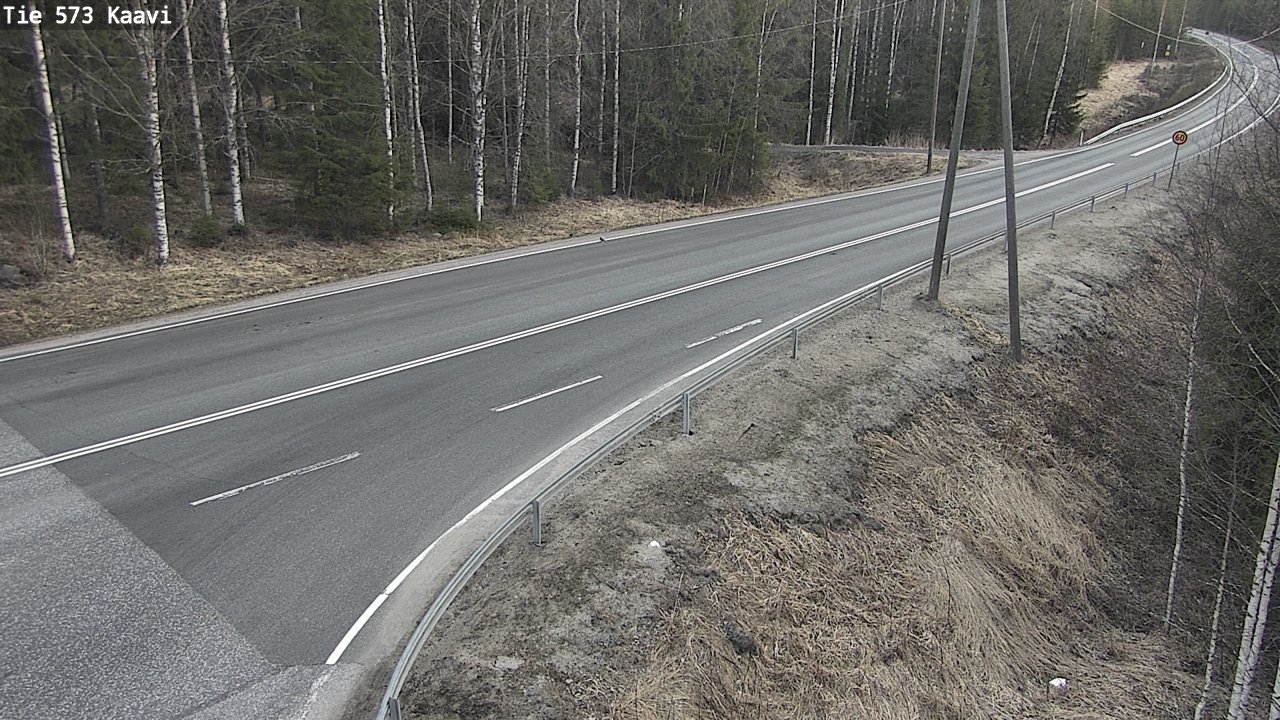 Weather Camera Image Road 573 Kaavi, Kaavi, Pohjois-Savo