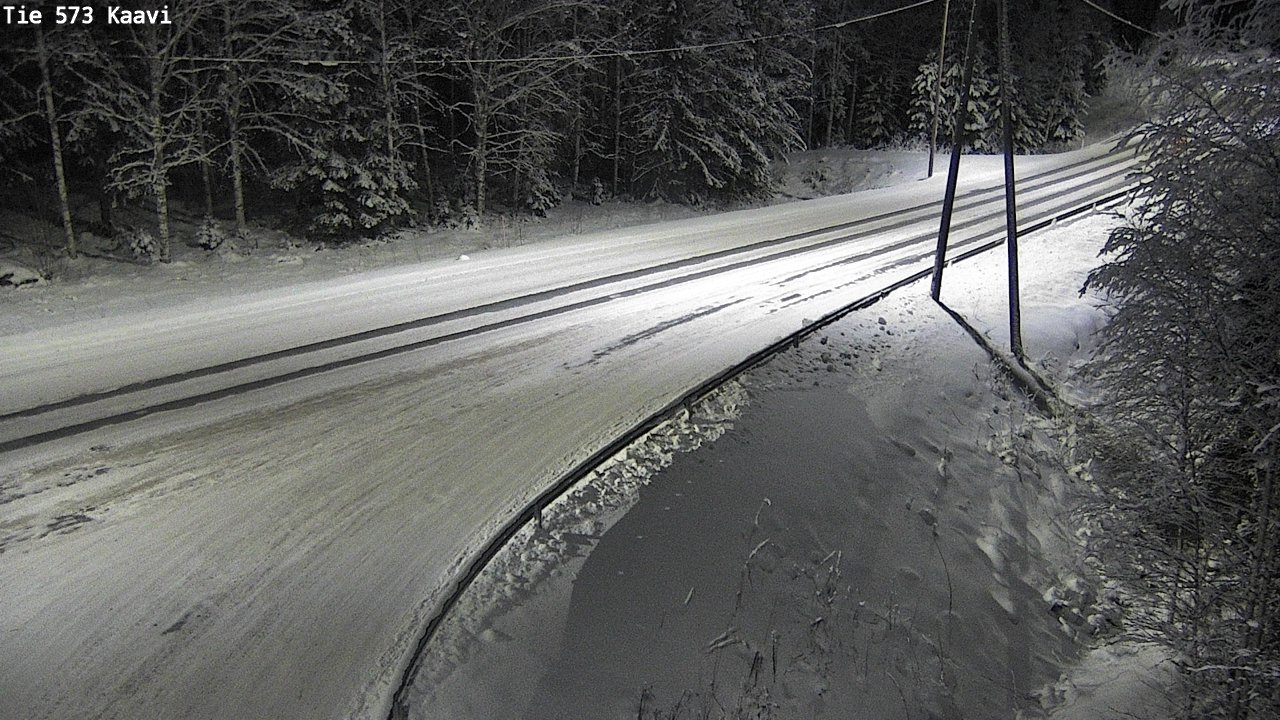 Weather Camera Image Väg 573 Kaavi, Kaavi, Pohjois-Savo