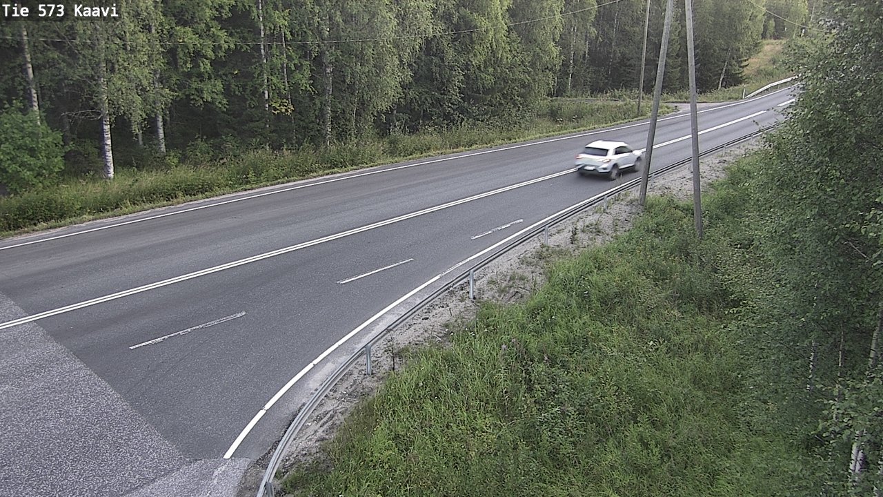 Weather Camera Image Väg 573 Kaavi, Kaavi, Pohjois-Savo
