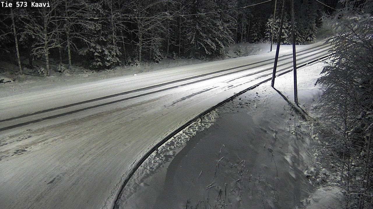 Weather Camera Image Väg 573 Kaavi, Kaavi, Pohjois-Savo