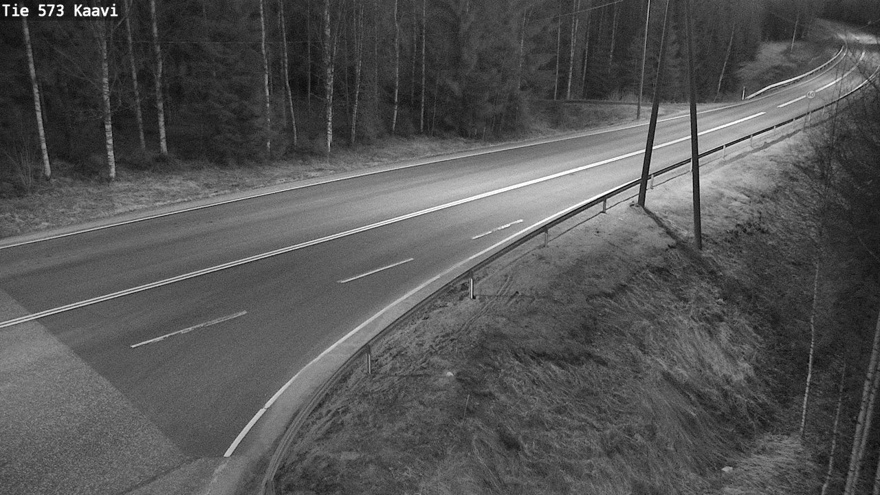 Weather Camera Image Väg 573 Kaavi, Kaavi, Pohjois-Savo