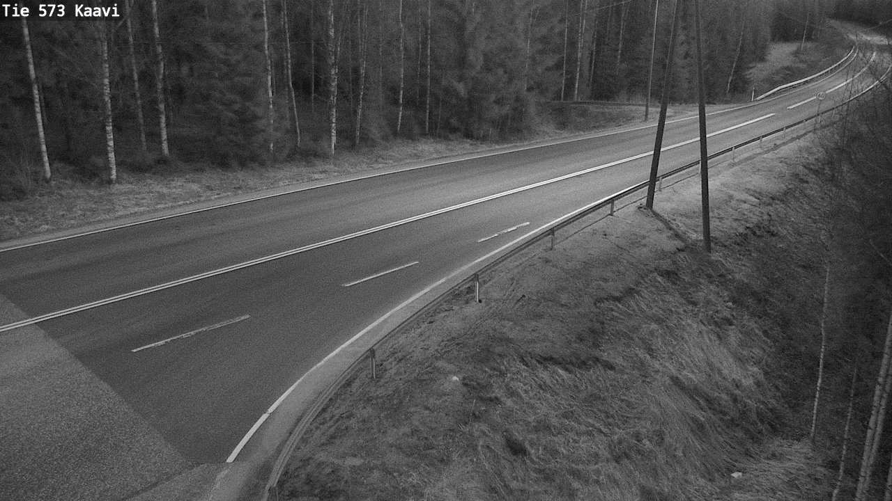 Weather Camera Image Väg 573 Kaavi, Kaavi, Pohjois-Savo