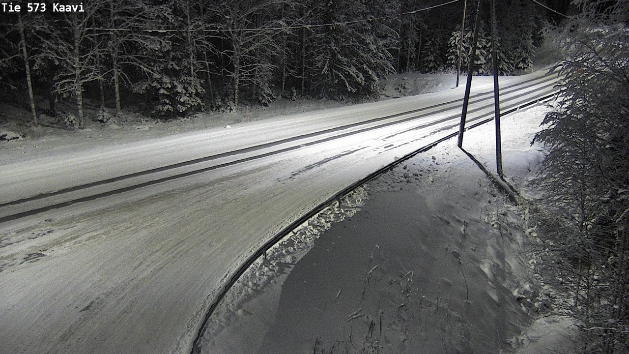 Weather Camera Image Väg 573 Kaavi, Kaavi, Pohjois-Savo