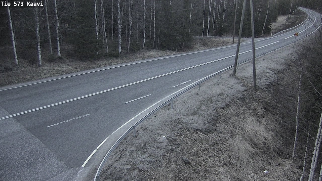 Weather Camera Image Väg 573 Kaavi, Kaavi, Pohjois-Savo