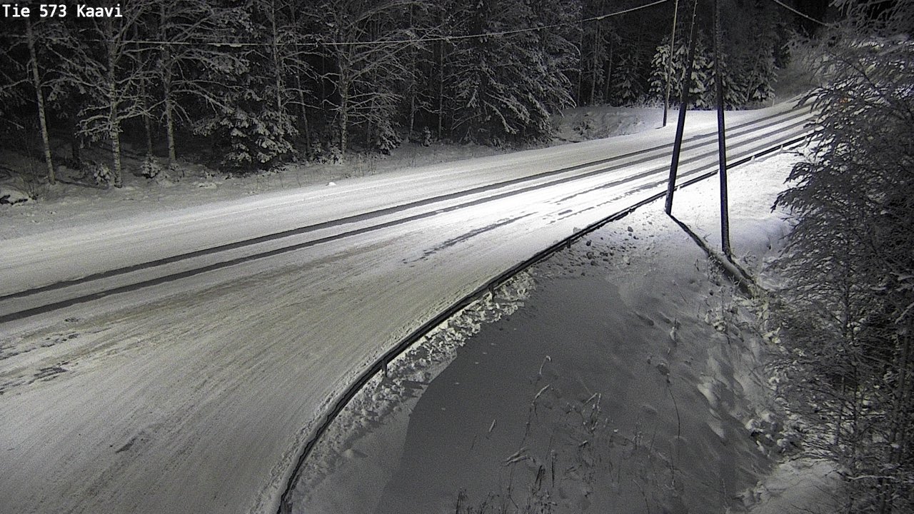 Weather Camera Image Väg 573 Kaavi, Kaavi, Pohjois-Savo