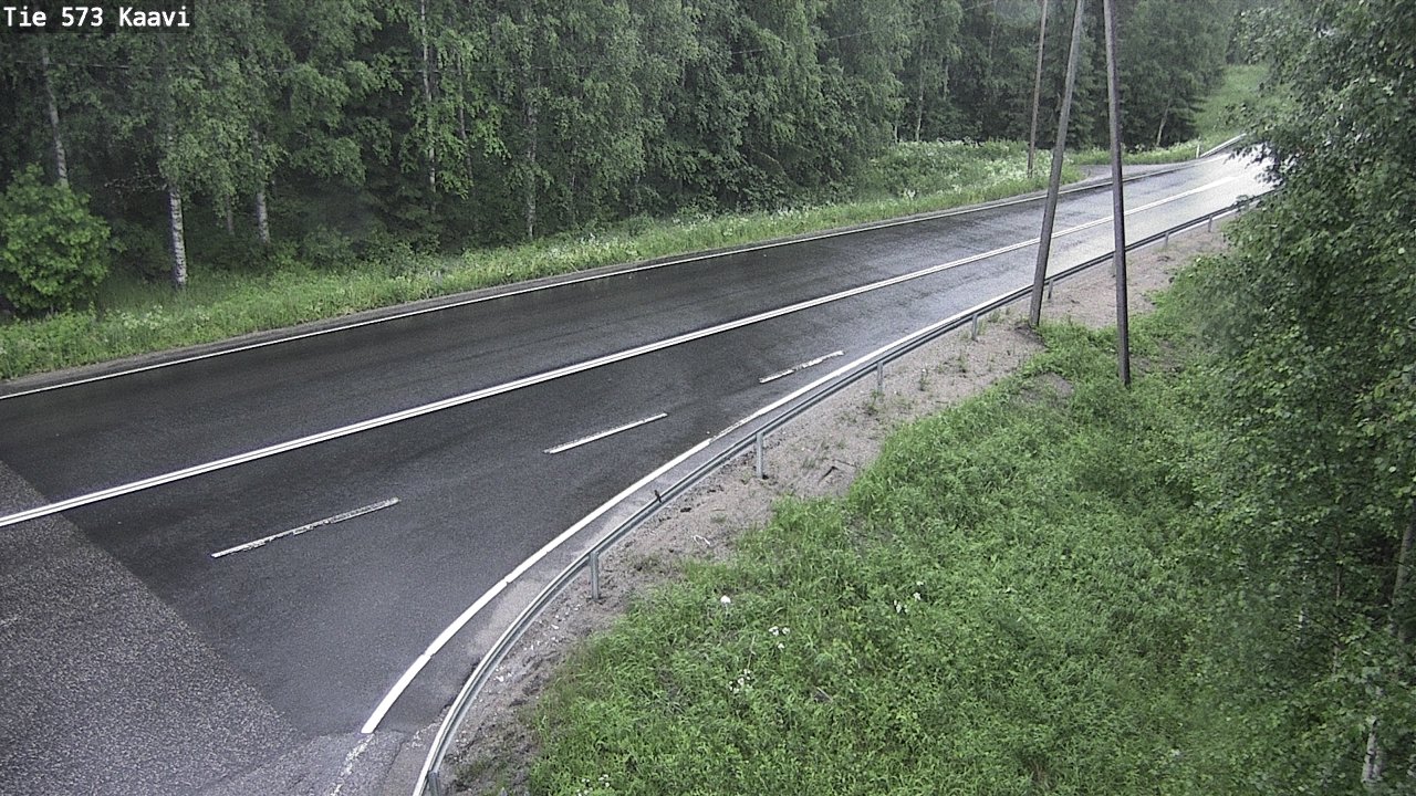 Weather Camera Image Road 573 Kaavi, Kaavi, Pohjois-Savo