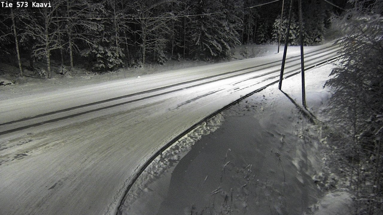 Weather Camera Image Väg 573 Kaavi, Kaavi, Pohjois-Savo