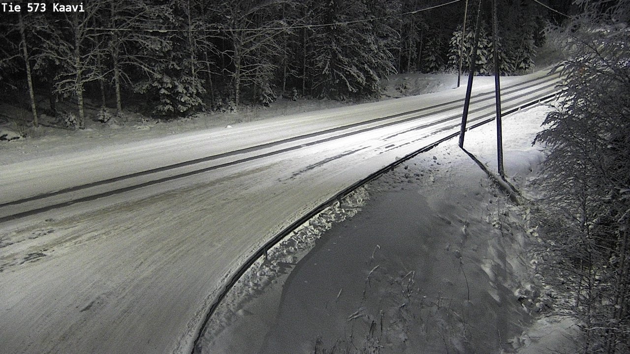 Weather Camera Image Väg 573 Kaavi, Kaavi, Pohjois-Savo