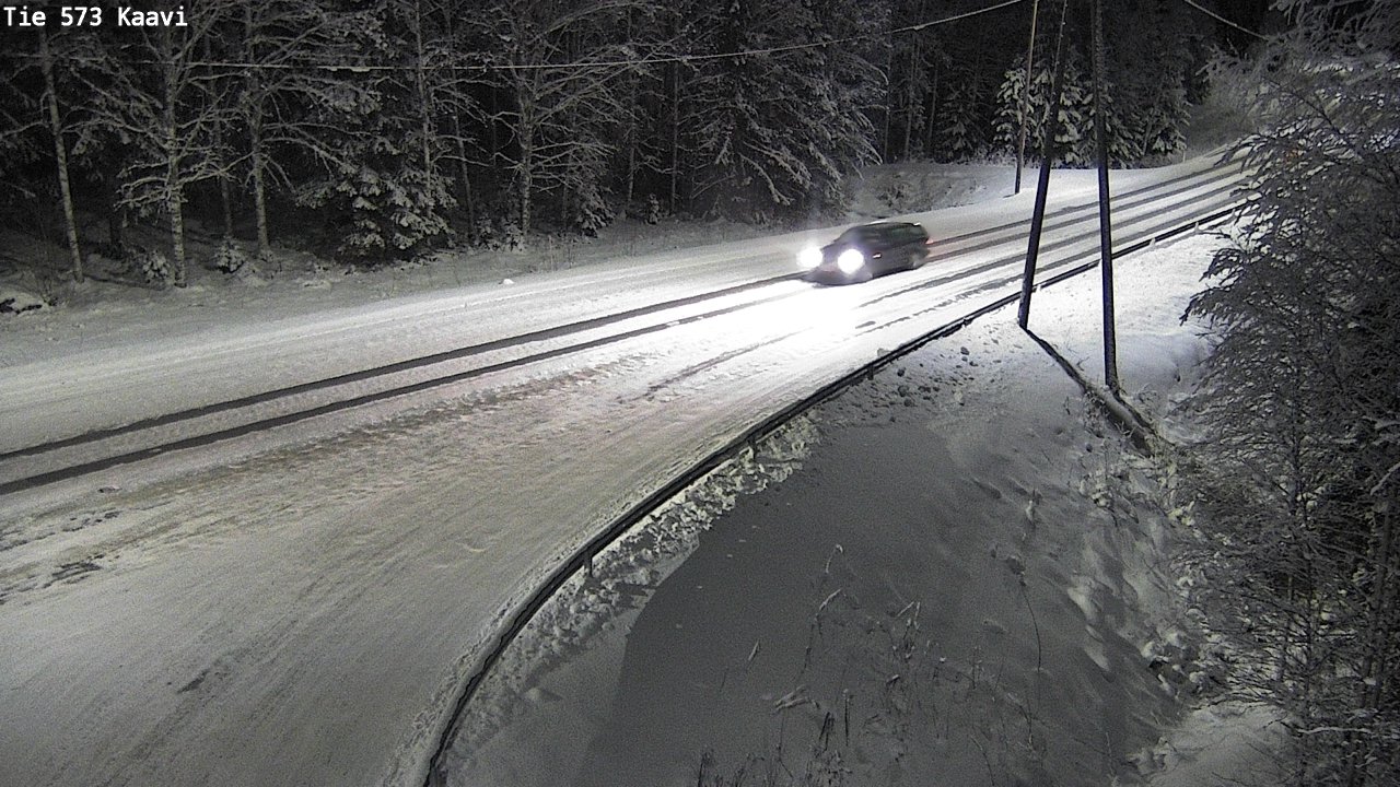 Weather Camera Image Väg 573 Kaavi, Kaavi, Pohjois-Savo