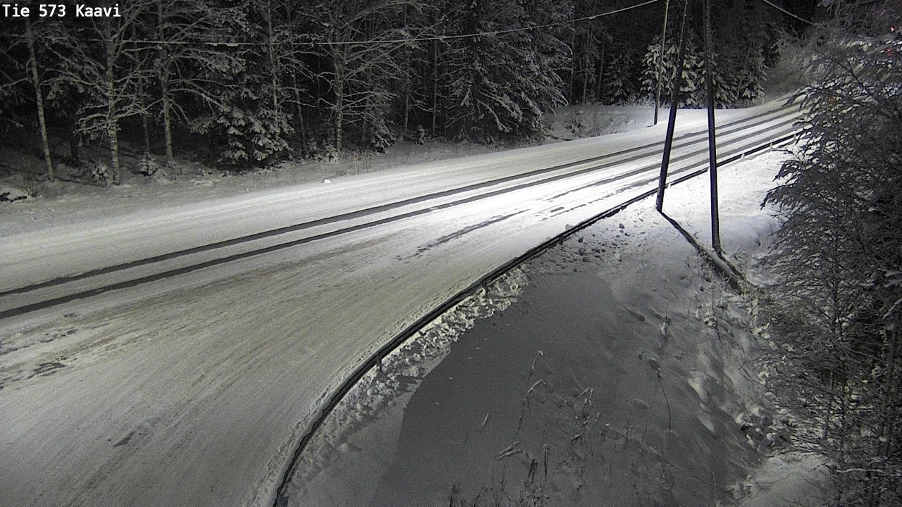 Weather Camera Image Väg 573 Kaavi, Kaavi, Pohjois-Savo