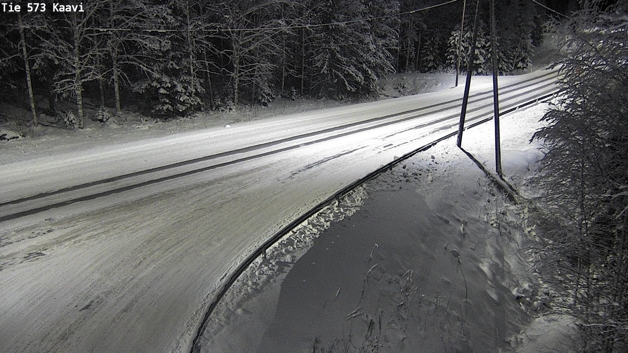 Weather Camera Image Road 573 Kaavi, Kaavi, Pohjois-Savo