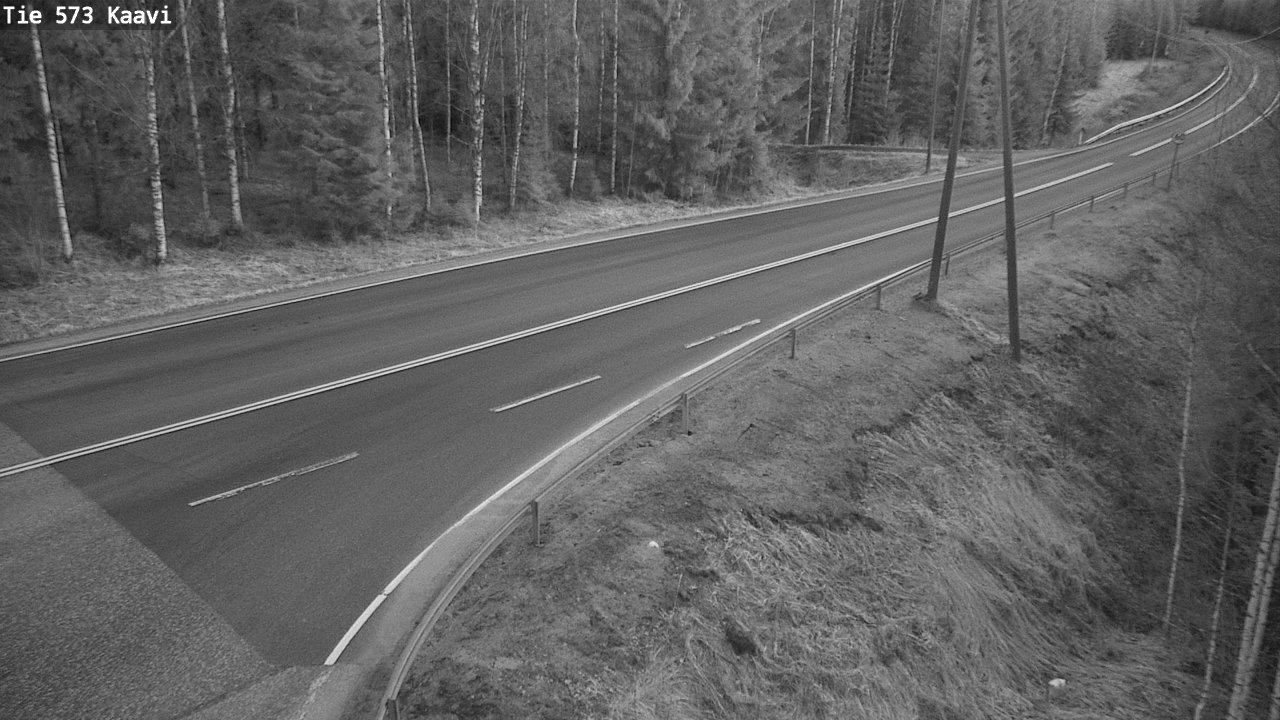 Weather Camera Image Väg 573 Kaavi, Kaavi, Pohjois-Savo