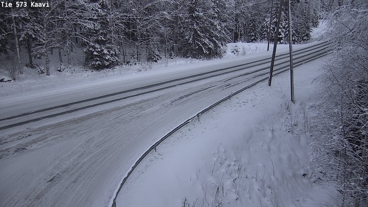 Weather Camera Image Road 573 Kaavi, Kaavi, Pohjois-Savo