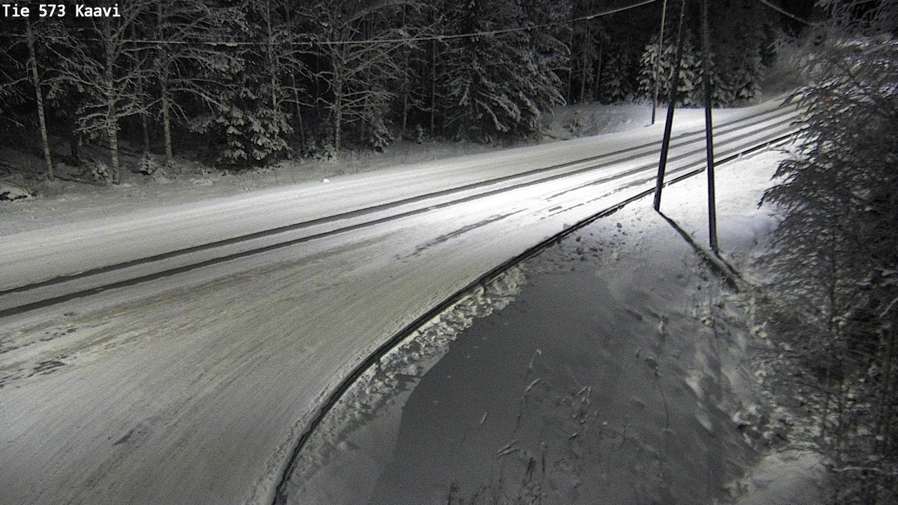 Weather Camera Image Väg 573 Kaavi, Kaavi, Pohjois-Savo