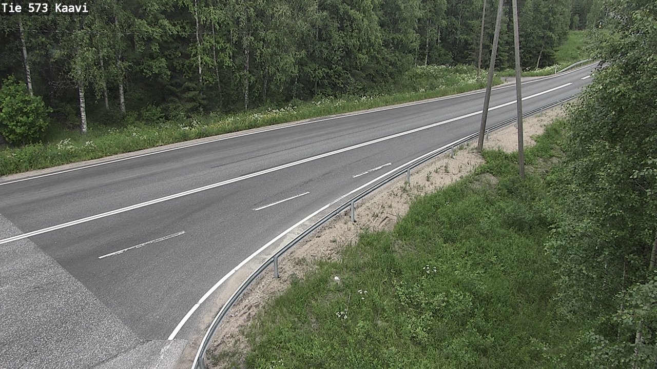 Weather Camera Image Road 573 Kaavi, Kaavi, Pohjois-Savo
